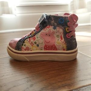 Peppa Pig High Tops Toddler Size 6